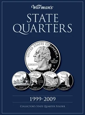 State Quarter 1999-2009: Collector's State Quarter Folder Book • $8.42