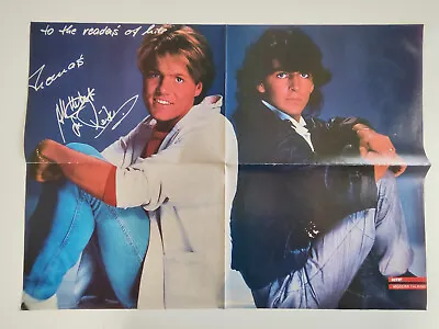 MODERN TALKING Large A2 Poster From Norwegian Magazine HITS 1985. Very Rare!!! • $75