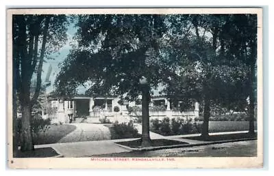 KENDALLVILLE Indiana IN ~ MITCHELL STREET Scene Noble County 1920 Postcard • $5.93