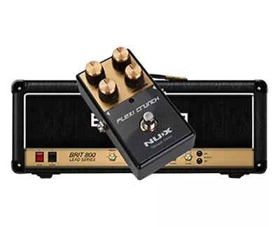 NUX Plexi Crunch Overdrive Classic Reissue Series British High Gain Tone Pedal • $40