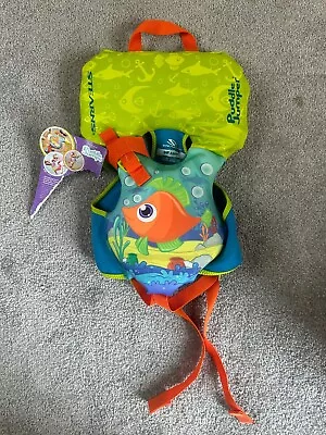 Stearns Puddle Jumper Under 30lb Infant Hydroprene Fish Print Life Jacket • $14.99