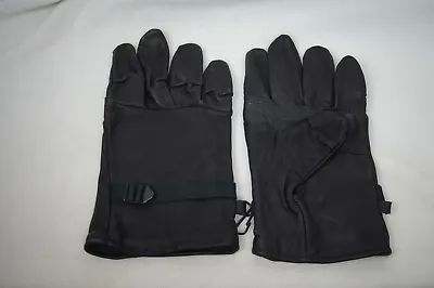 GI D-3A Light Duty Black Leather Gloves Flexor Style Glove Size 2 • $22.99