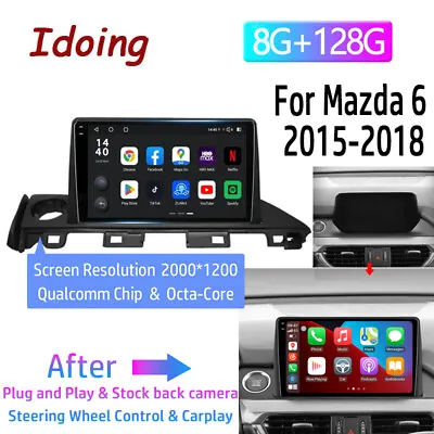 9'' For Mazda 6 2015-2018 Android 10.1 Car Stereo Radio GPS Navi WiFi Carplay • $479.99
