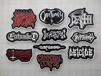 Death Metal Sticker Lot (10 Pack) SET 1 Black Extreme Punk Grindcore Crust Cvlt • $12.99