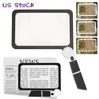 5x Magnifying Glass With 48 LED Light Clarity Handheld Seniors Reading#Magnifier • $13.43