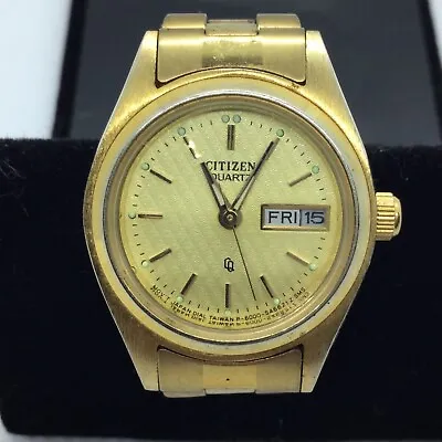 Vintage Estate CITIZEN QUARTZ CQ Goldtone Watch • $12