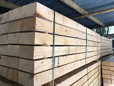 2.4m X 200 X 100 European Oak Sleepers • £45