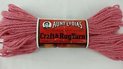 Aunt Lydias Heavy Rug Yarn 75 COLORS 60 70 210 Yd Skeins Polyester Vtg You Pick • $5.95