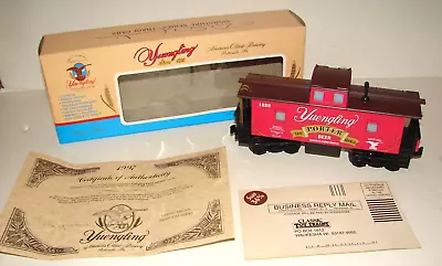 1997 K-LINE YUENGLING BEER BREWERY PORTER CABOOSE Lighted O GAUGE TRAIN CAR  NEW • $98