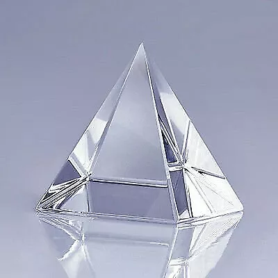 High Quality Clear Crystal Pyramid 2.3  With Gift Box • $13.99