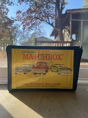 Vintage 1969 Official Matchbox 24-Car Collector’s Mini Case • $20