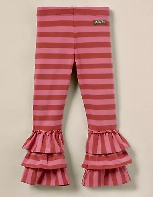 NEW 2 Matilda Jane Heart To Heart Earn Your Stripes Benny Pants Ruffle Leggings • $33.96