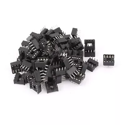 60pcs Solder Type 8PIN DIP Integrated Circuit IC Sockets Adaptor • $8.26