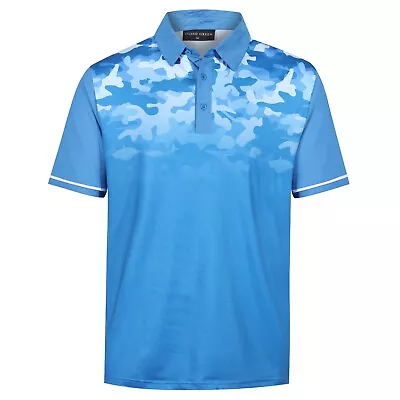 New Mens Polo Shirt Short Sleeve Regular Fit Lightweight Breathable Stretch Top • £8.99