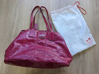 Brand COACH Genuine Leather  Hot Pink Handbag • $90