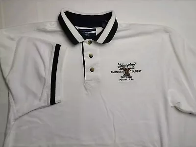 Vintage Yuengling Beer Brewery Shirt Mens L Collared Golf Polo  • $12.99