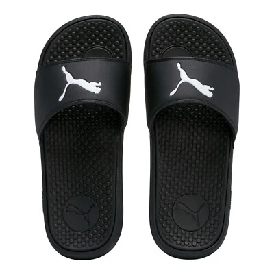 $32 • Buy Puma Women's Cool Cat Sport Slides Sandals Black US 11 UK 8.5