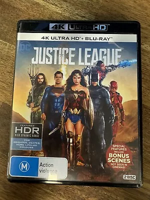 Justice League | Blu-ray + Uhd (Blu-ray 2017) • $17.99