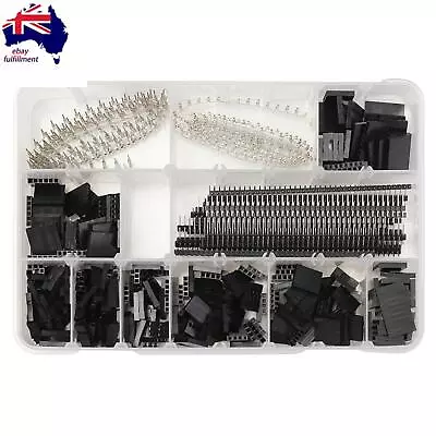 1450pcs/Box  2.54mm DuPont Shell Jumper Head Single Double-layer Connector Kit • $20.25