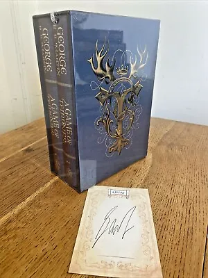 £399.99 • Buy A Game Of Thrones By George R. R. Martin SIGNED UK Folio Ed HB First Printing