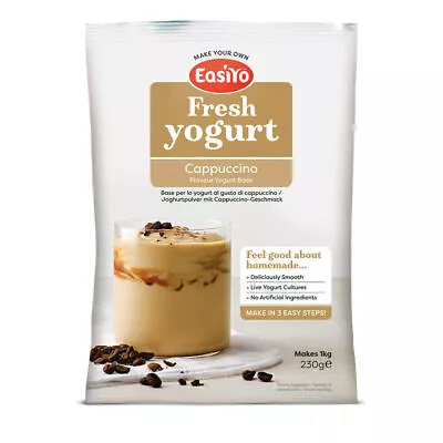 Easiyo Cappuccino Yogurt Mix 230g Sachet - Makes 1 Litre Using Yoghurt Maker • £5.45