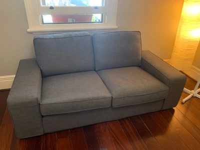 $210 • Buy Grey Sofa Couch (IKEA KIVIK 2/3-seat)
