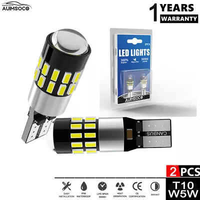 LED T10 168 2825 License Plate Light Bulb 6000K Xenon White For Ford F-150 2022 • $18.99