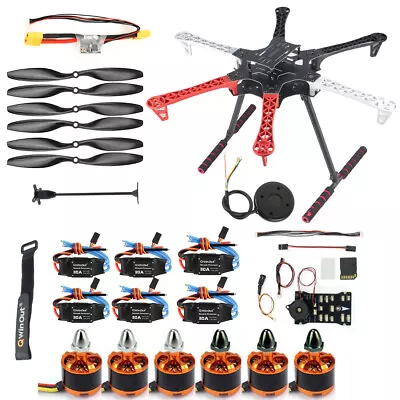 QWINOUT F550 Six-axis Aircraft Frame Pix2.4.8 Flight Control 8MGPS Motor Drone • $348.89