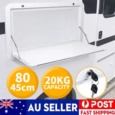 Caravan Table Foldout Picnic Camping Outdoor Aluminum Desk Motorhome 800 X 450mm • $135