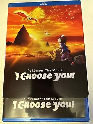 Pokemon The Movie: I Choose You! (Blu-ray)+Slipcover!Excellent Disc! • $13.99