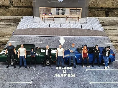 1:43 Scale Figures Joblot Fast And Furious Style For Display Or Diorama • £39.99