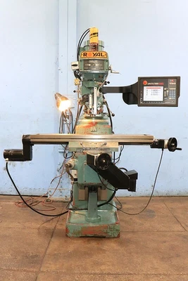 $9500 • Buy 33  X 3HP Spdl Royal 330VK CNC VERTICAL MILL, Proto-Trak SMX Cntrl,Electronic Ha