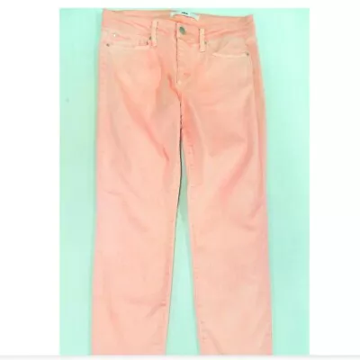 Else Women Jeans 28 Pink Stretch Straight Leg Straight Ankle Denim • $9.99