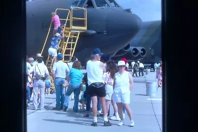 1989 Miramar Air Show Fly Navy 35mm Kodachrome Slide Planes People #23 • $29.95