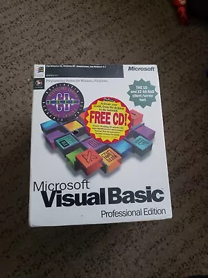 Microsoft Visual Basic 4.0 VB 4 Professional Edition Windows PC - SEALED • $180