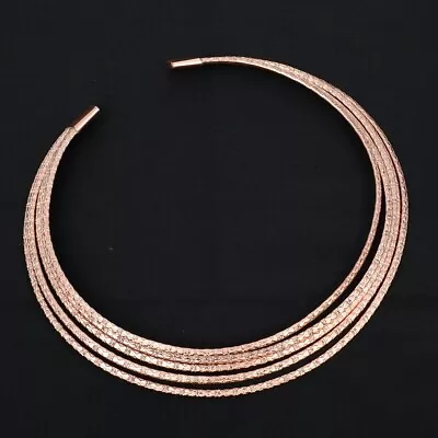 Pure Copper Vintage Handmade Copper Wire Unique Design Necklace Jewelry IN-062 • $7.08