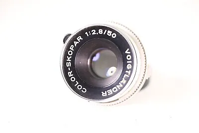 Excellent Condition Deckel Mount Voigtlander COLOR-SKOPAR 50mm F2.8 DKL • $199.99