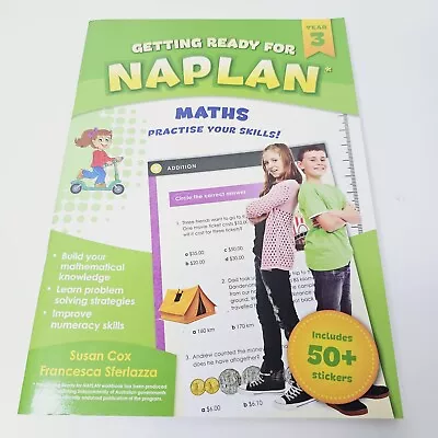 Getting Ready For Naplan* Maths Year 3 Paperback Book • $15.95