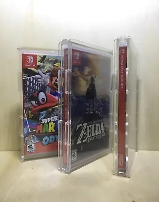 Handmade Nintendo Switch Game Acrylic Box Protector Case (No Game Included) NEW • $26.10