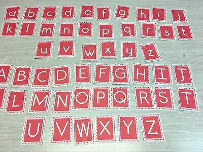 Uppercase And Lowercase Alphabet Cards - Cards For Learning Center  - Montessori • $8.25