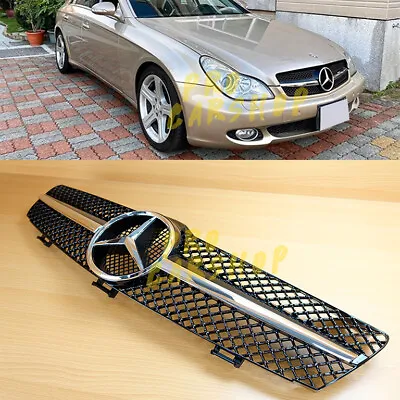 GLOSS BLACK CLS CLASS For M-BENZ W219 FRONT GRILLE CLS350 CLS500 • $186.40