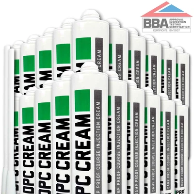 £136.59 • Buy Rempro 20 X BBA Damp Proofing Course Cream DPC Wall Injection Treatment Control