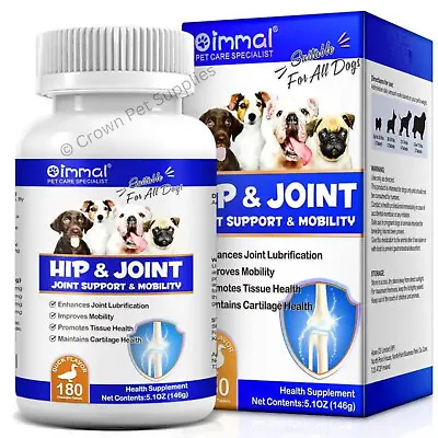 Hip And Joint Support For Dogs - Glucosamine Chondroitin MSM For Dogs Ct. 180 • $22.95