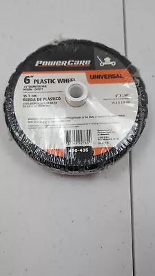 UNIVERSAL LAWN MOWER WHEEL POWERCARE 6  X 1.50  OFFSET HUB 1/2  DIAMETER NYLON • $9