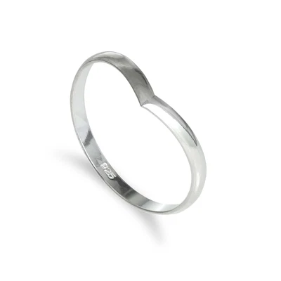 £8.25 • Buy Sterling Silver 2mm Simple Wishbone Stacking Ring Size I J K L M N O P Q R S T U