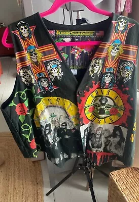 Vintage Guns N Roses Waist Coat Size XL • £22