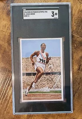 1936 Muhlen Franck Olympics Jesse Owens #1 Series 11 SGC 3 Olympia • $79.99