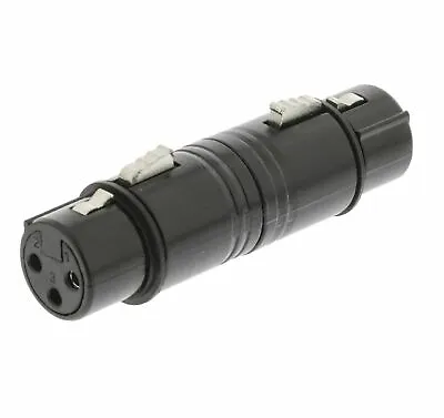 Sweex XLR Female To Female Microphone Cable Socket Extension Adapter Audio Mic • £5.92