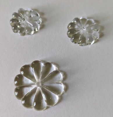 $18 • Buy Large Vintage Chandelier Crystal Lamp Replacement Parts Flower Buttons