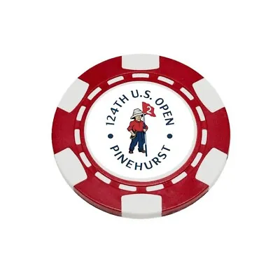 2024 US Open Pinehurst No. 2 Number - Magnetic Clay Poker Chip Golf Ball Marker • $7.49